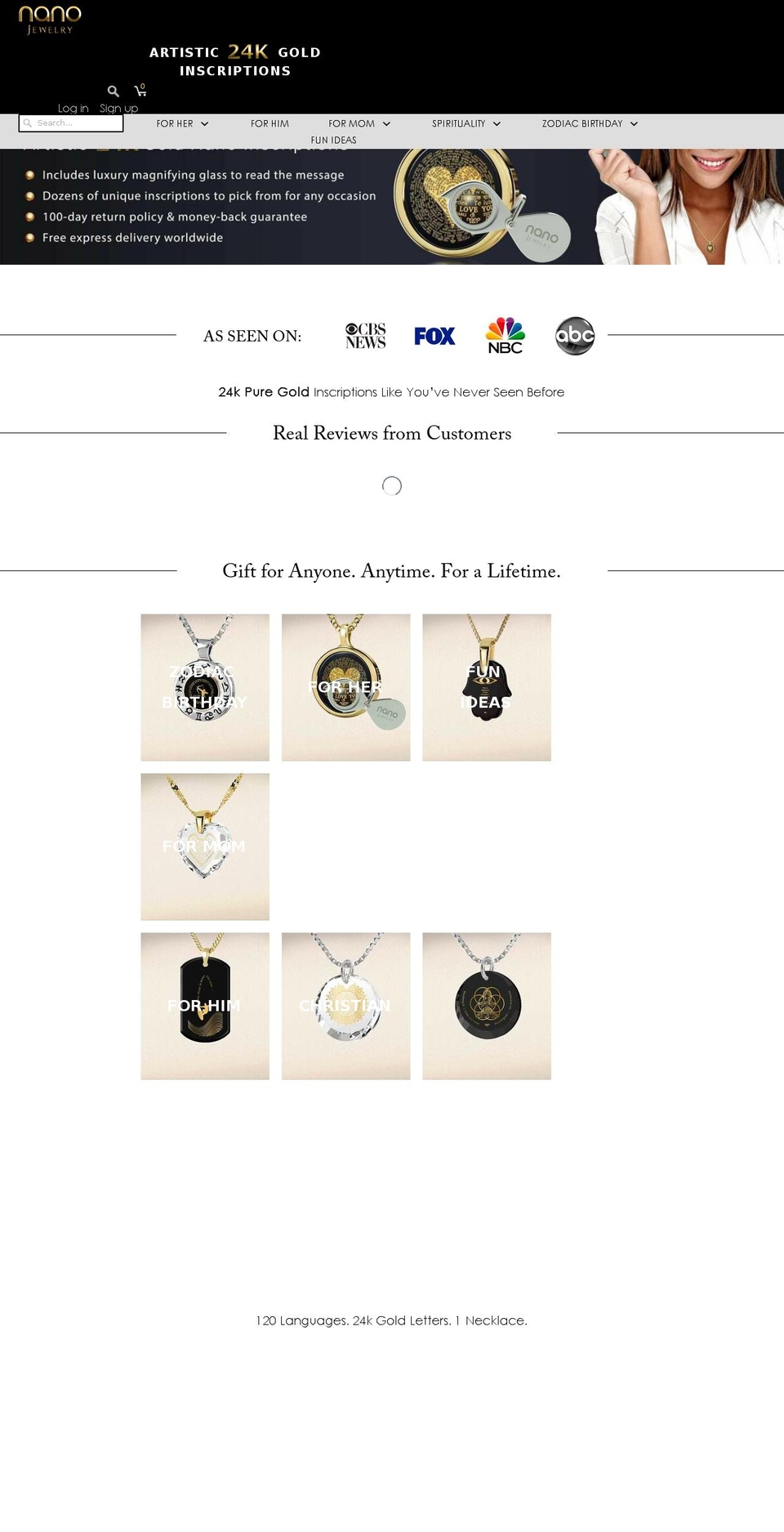 shopify-gury Shopify theme site example jewelry-nano.com