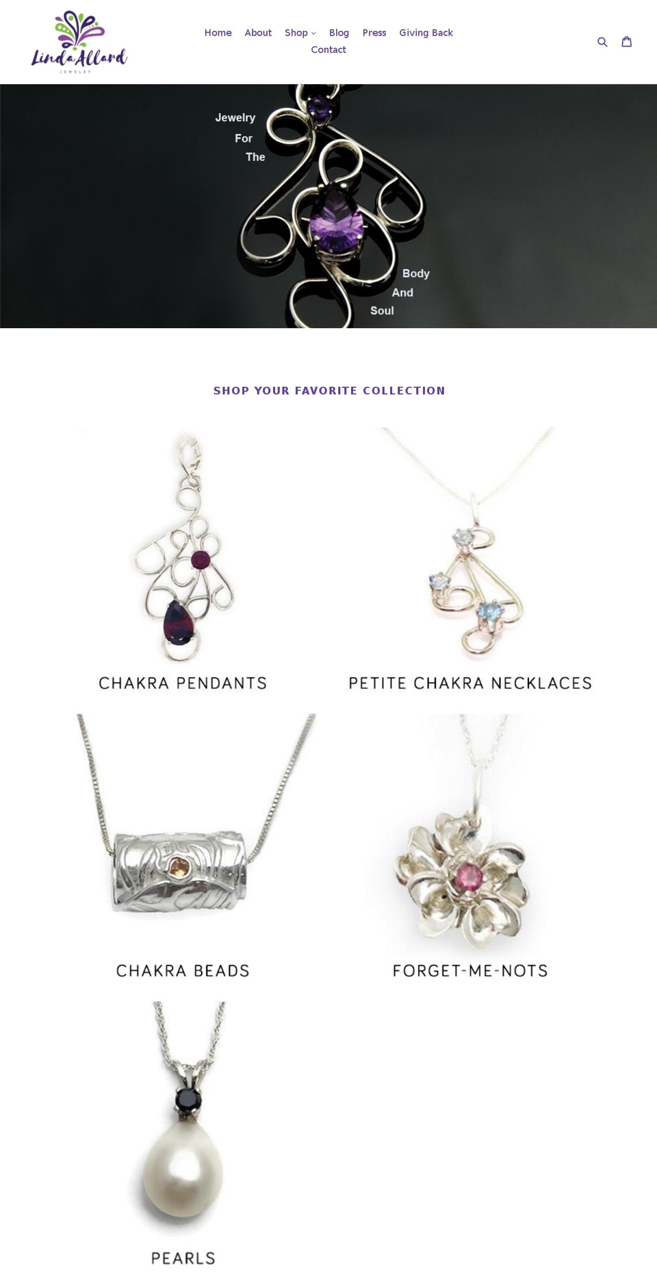 jewelrybyheart2heart.com — Shopify storefront screenshot