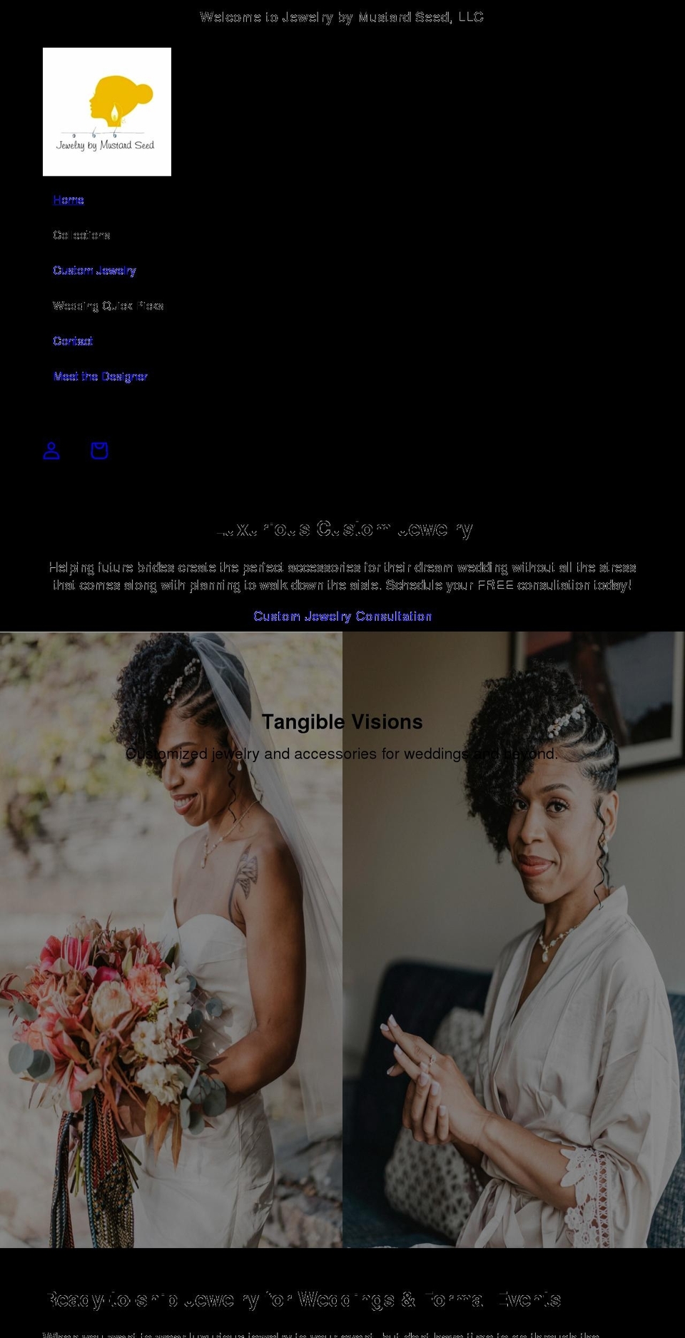 jewelrybymustardseed.com shopify website screenshot