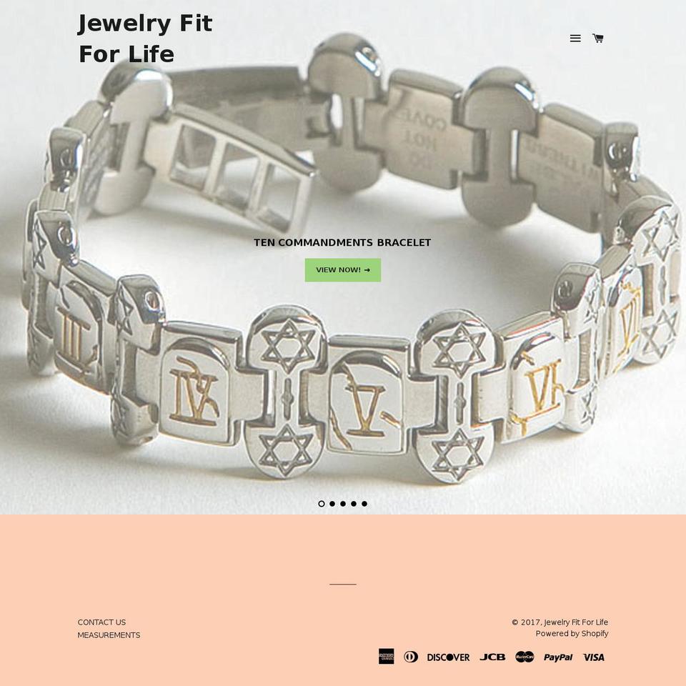 jewelryfitforlife.com shopify website screenshot