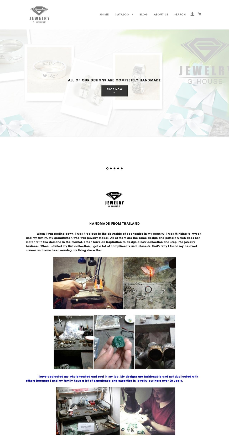 jewelryghouse.com shopify website screenshot