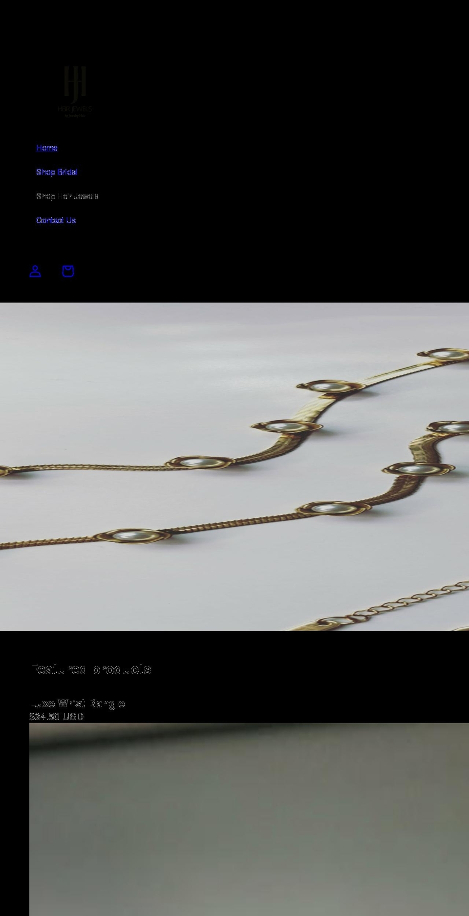 jewelryheir.com shopify website screenshot