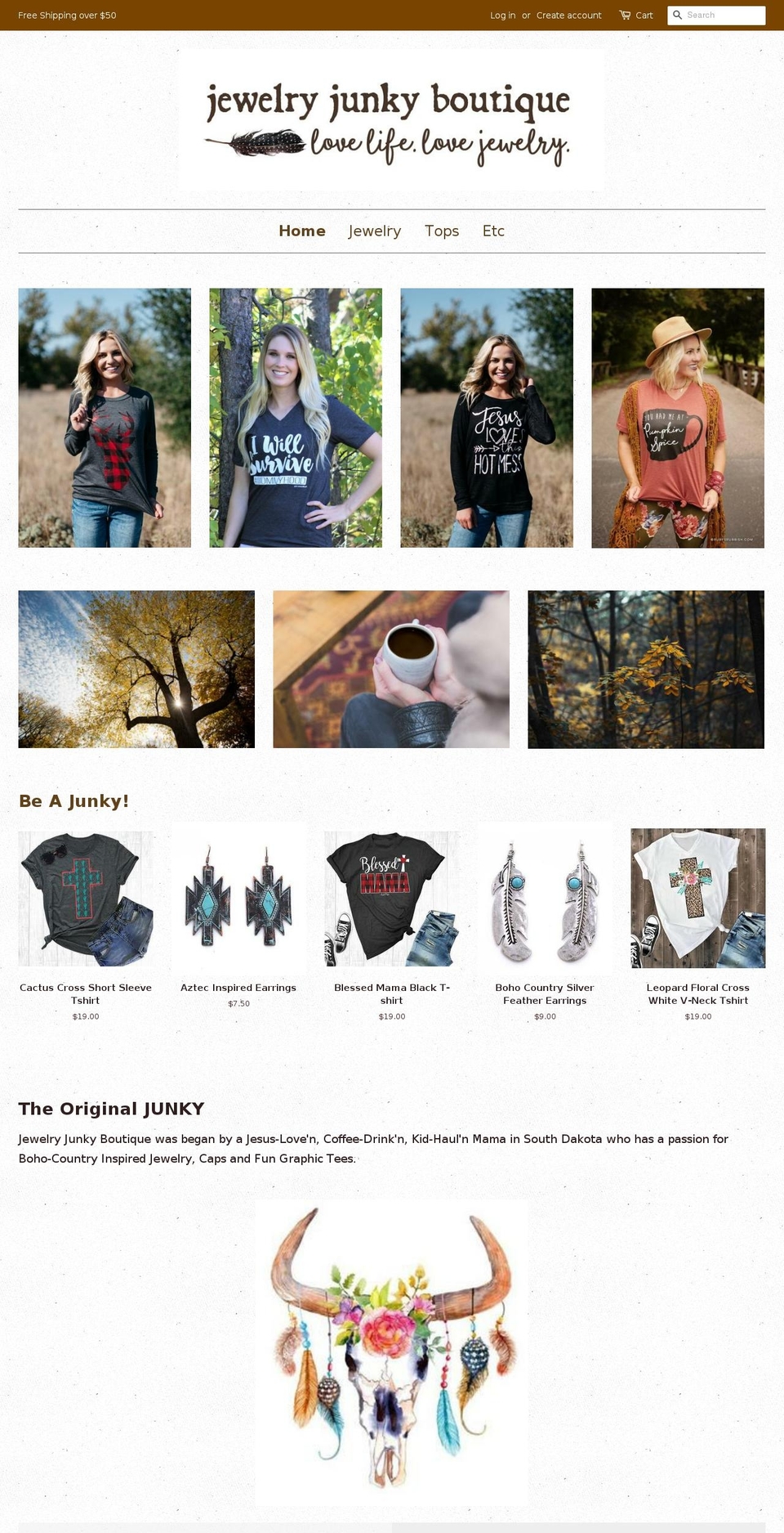 jewelryjunky.org shopify website screenshot