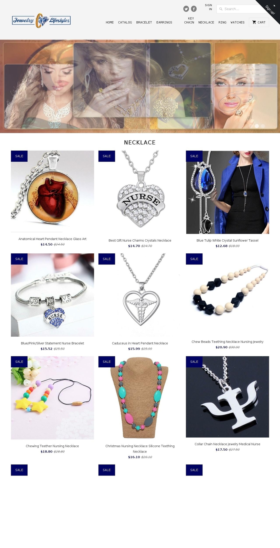 jewelrylifestyles.com shopify website screenshot