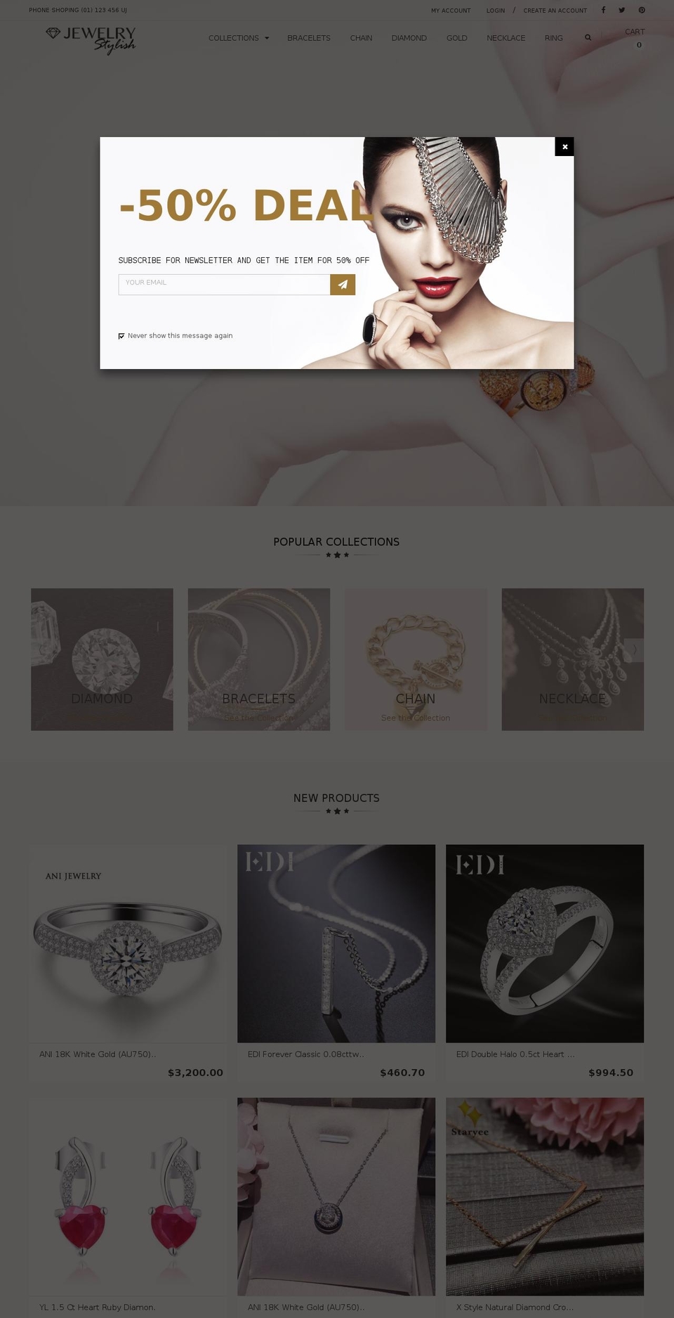 jewelry-r10 Shopify theme site example jewelrystylish.com