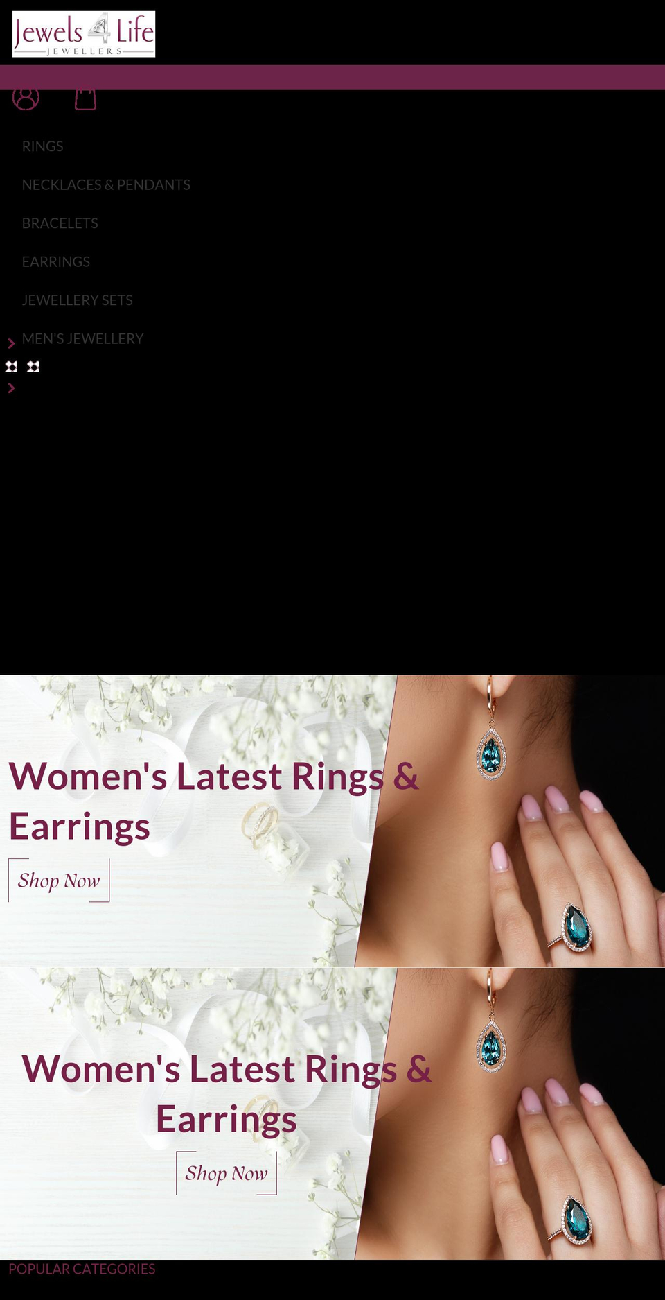 jewels4life.com shopify website screenshot