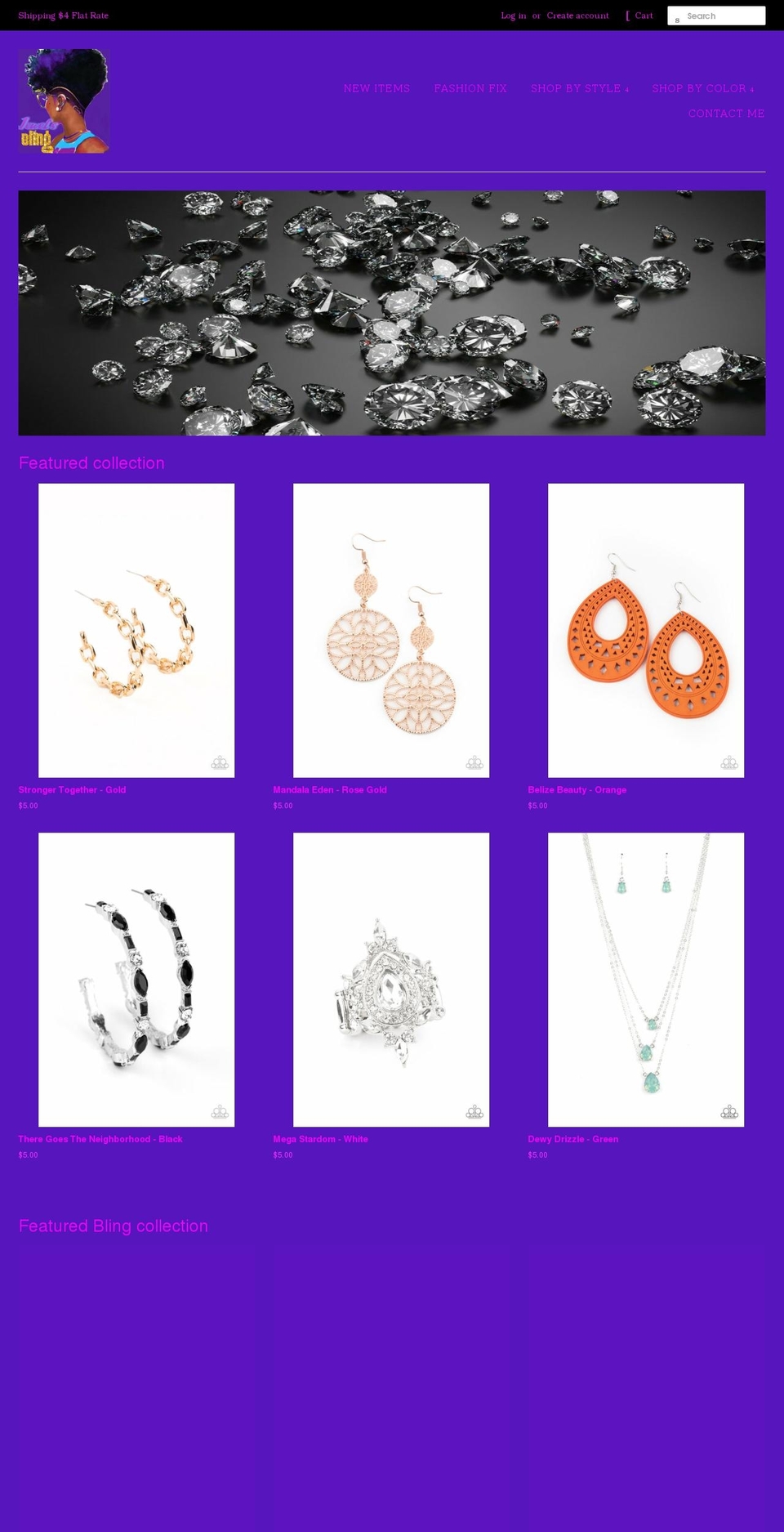 jewelsbling.com shopify website screenshot