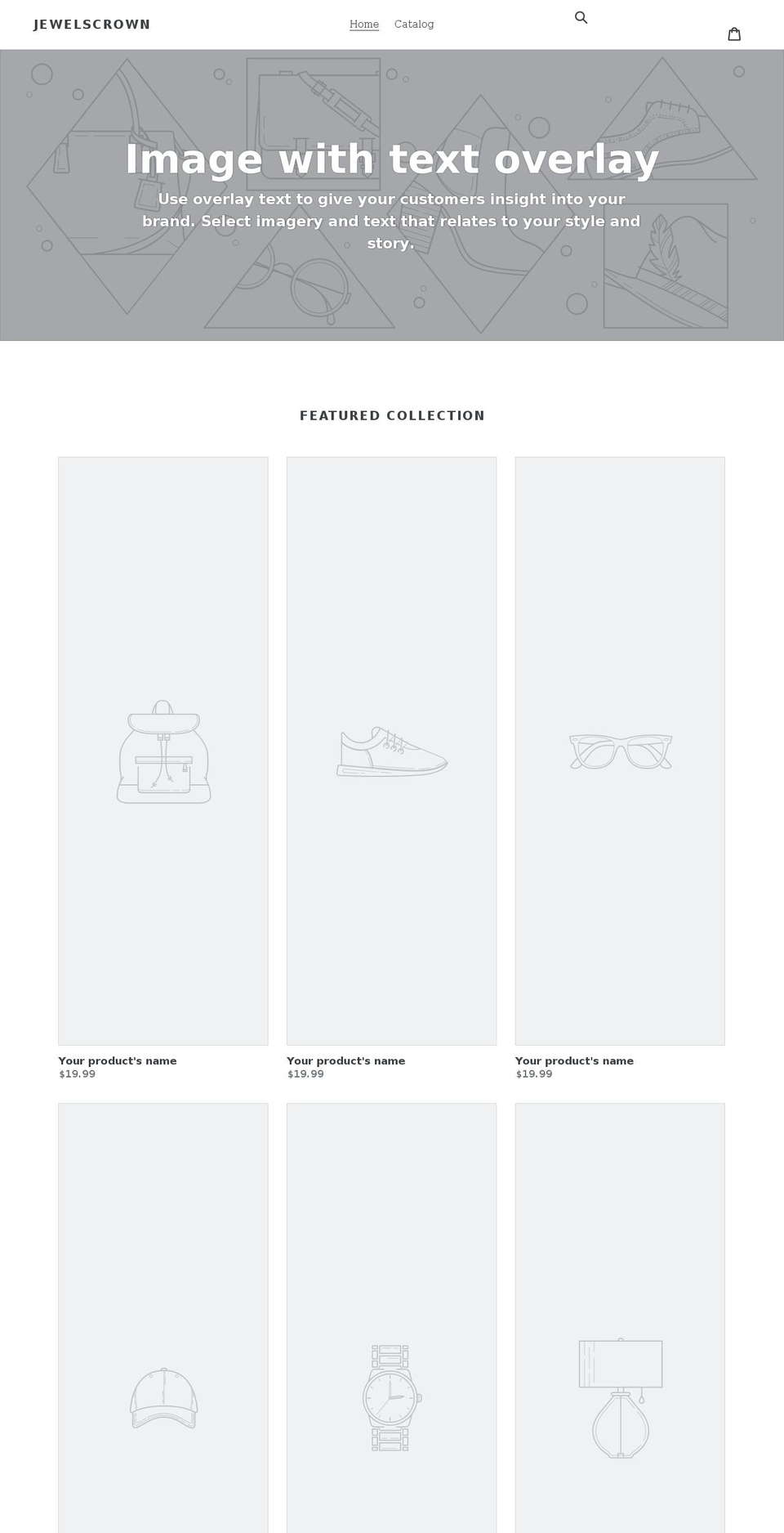 jewelscrown.com shopify website screenshot
