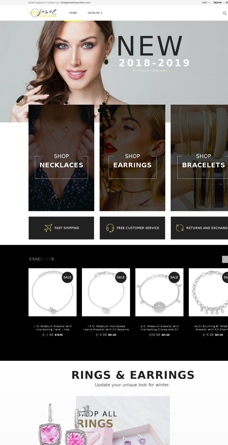 jewelshoponline.com — Shopify storefront screenshot