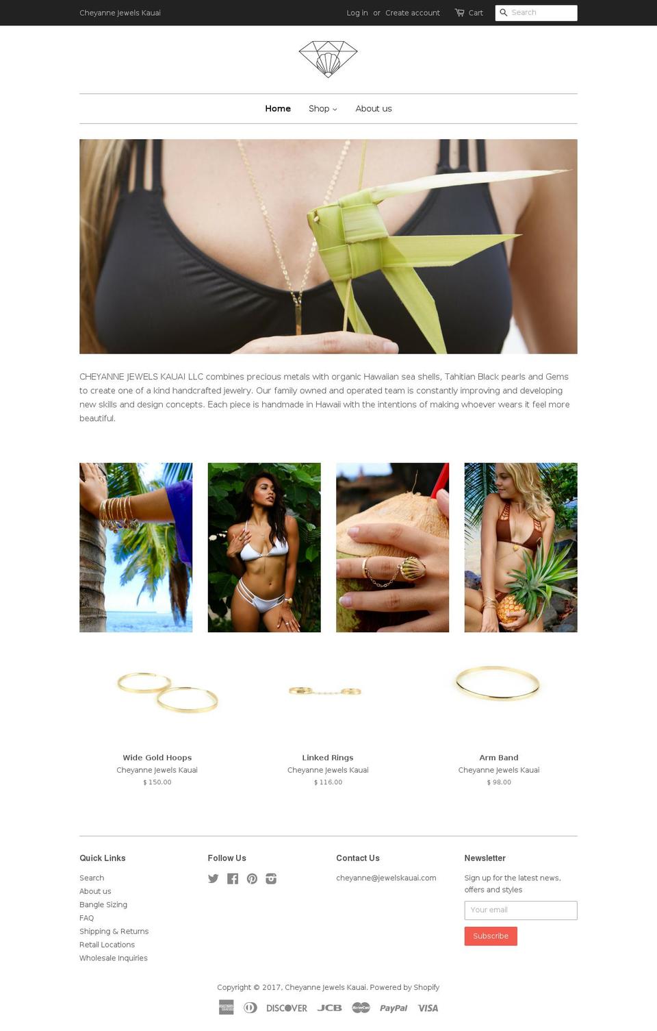 jewelskauai.com shopify website screenshot