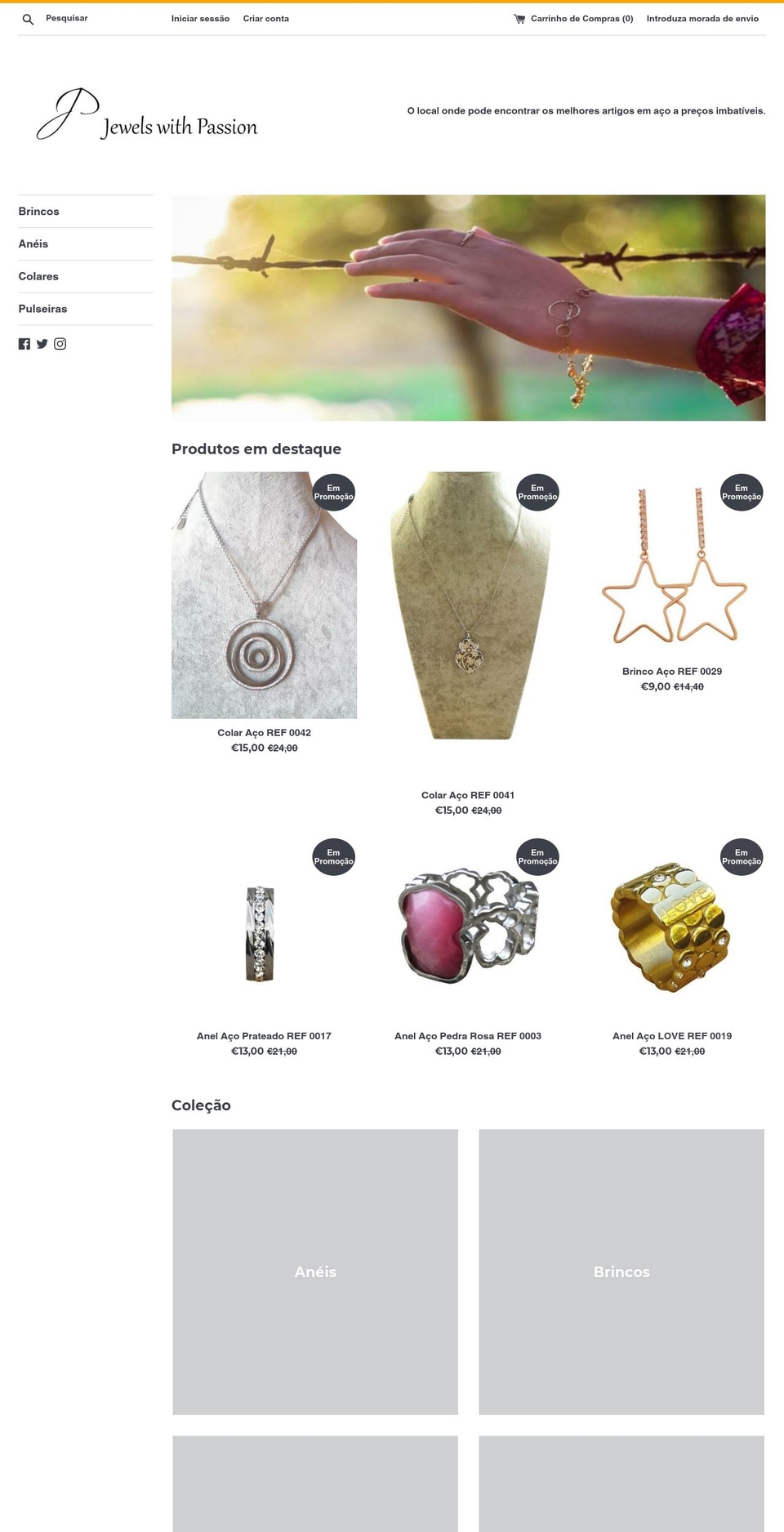 jewelswithpassion.com — Shopify storefront screenshot
