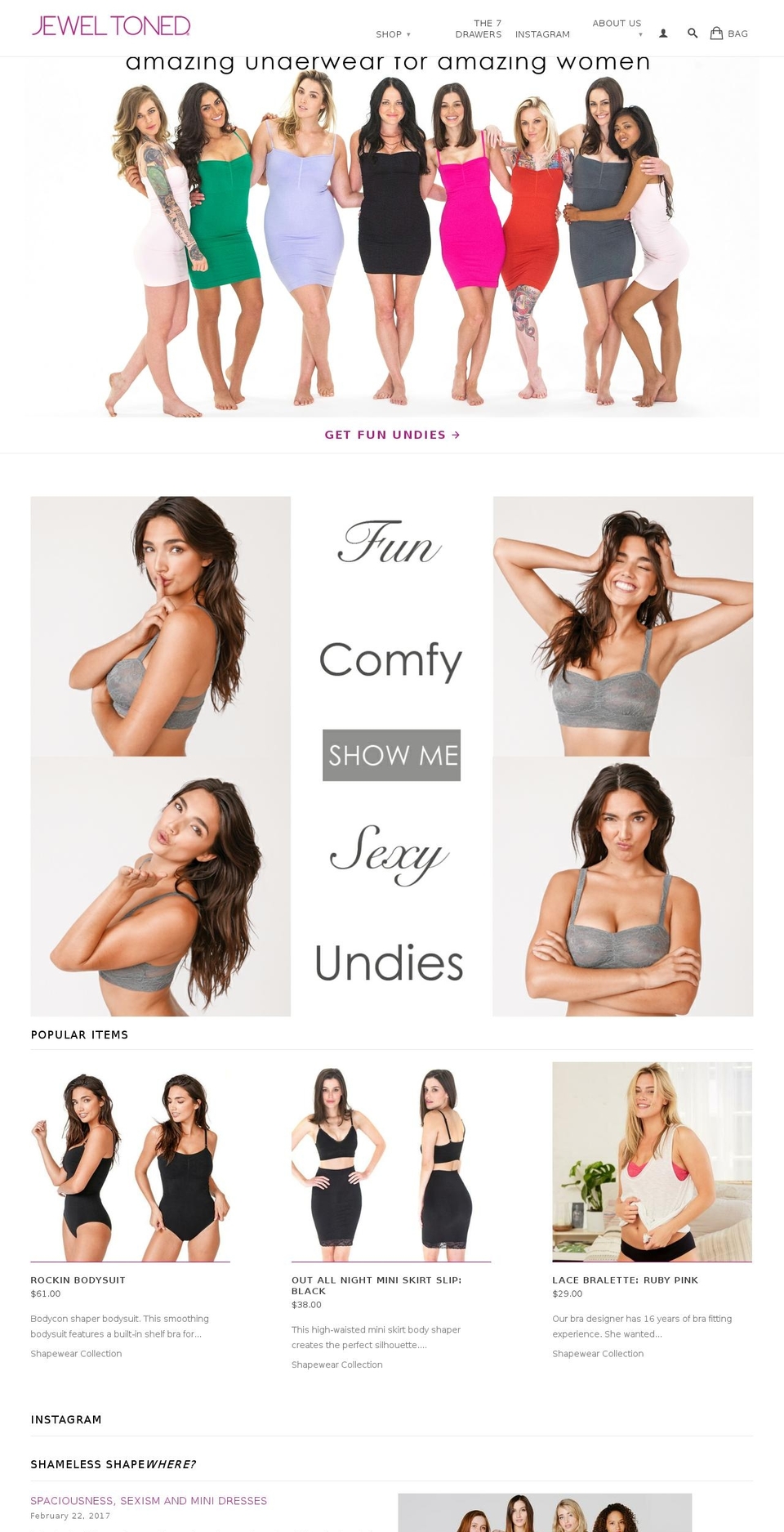 Jewel Toned 2.0 Shopify theme site example jeweltonedintimates.com