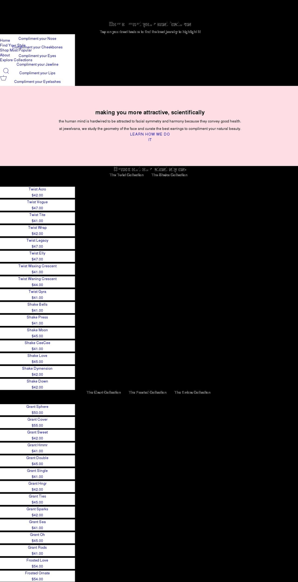 jewelvana.com shopify website screenshot