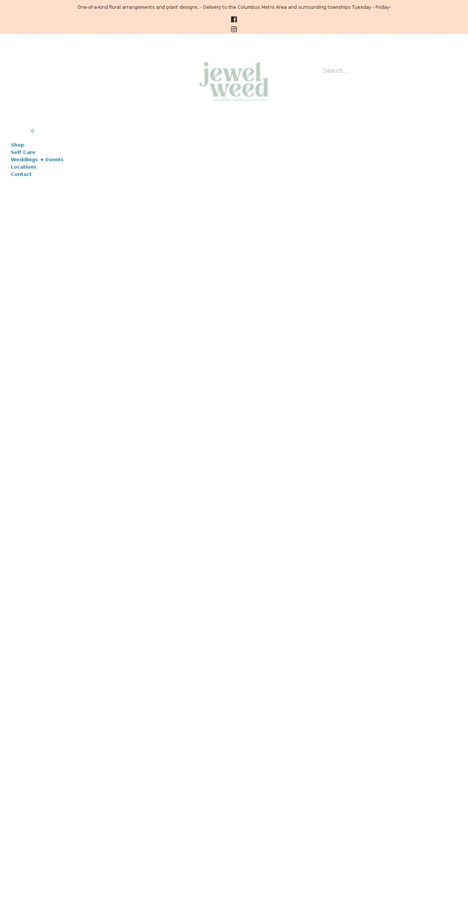 jewelweedshop.com shopify website screenshot