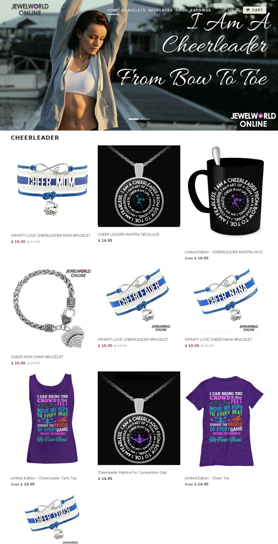 jewelworldonline.com shopify website screenshot