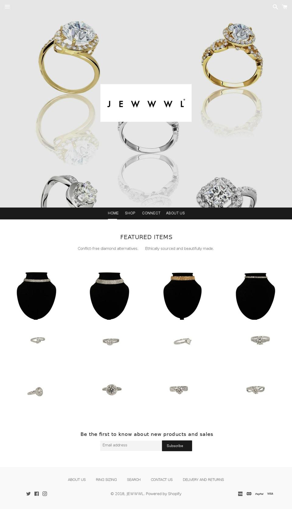jewwwl.com — Shopify storefront screenshot