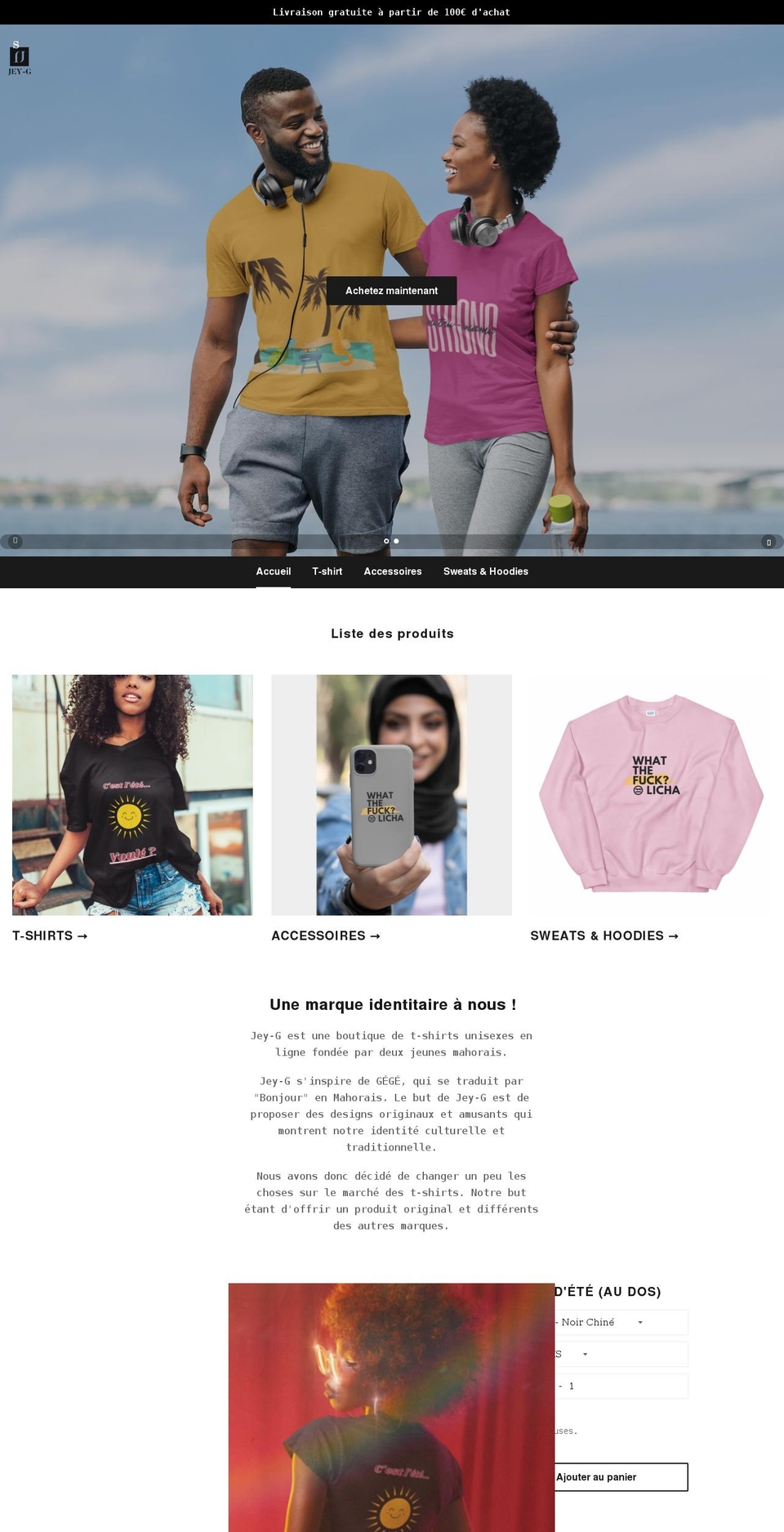 jey-g.com shopify website screenshot