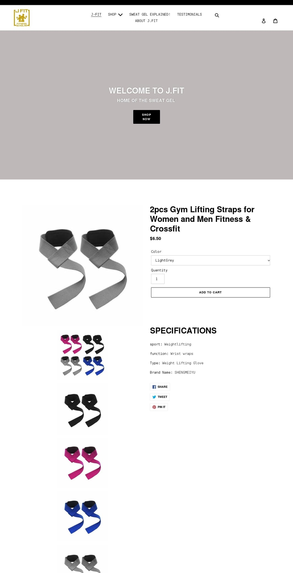 jfit-fitness.com shopify website screenshot
