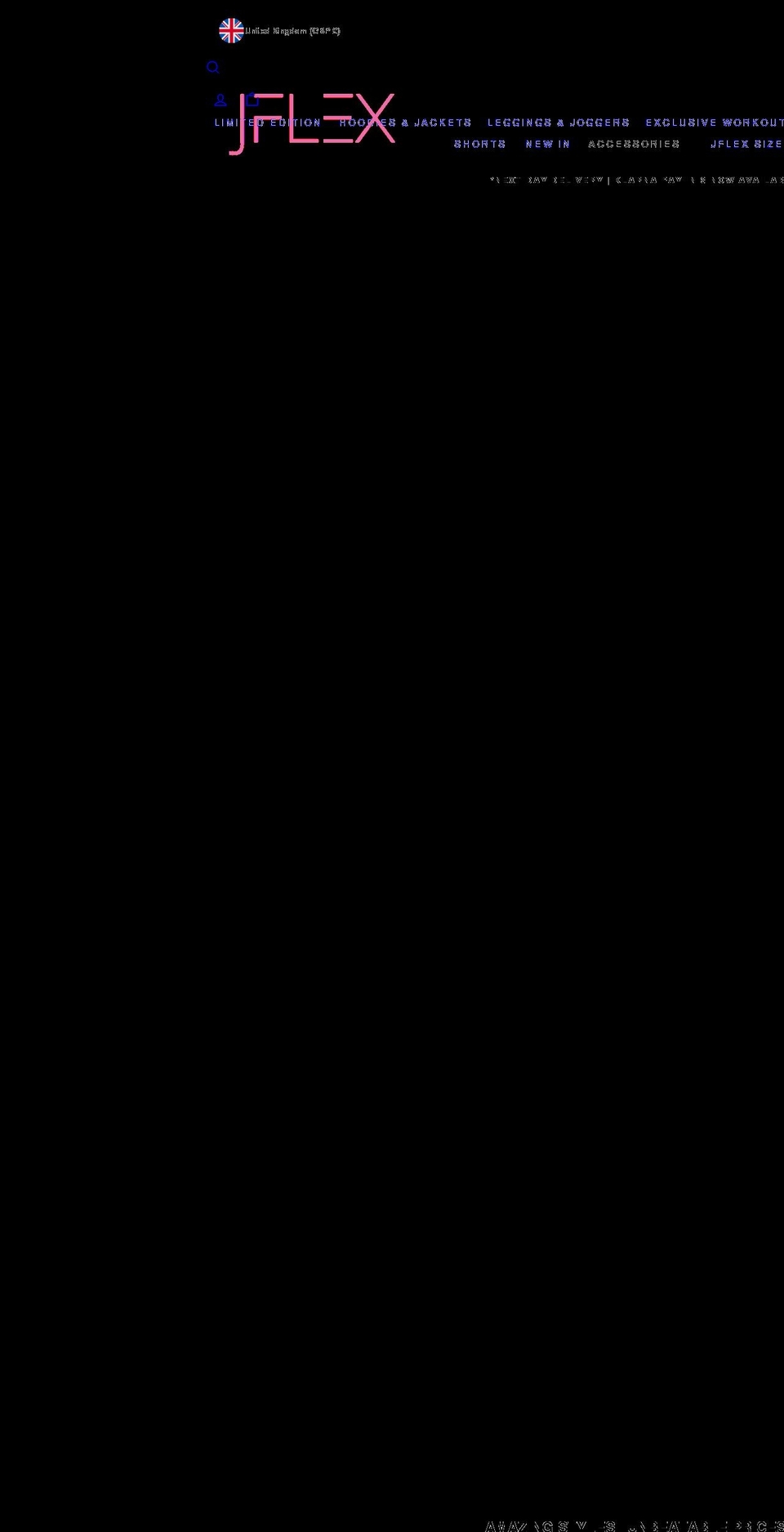 jflex.com shopify website screenshot