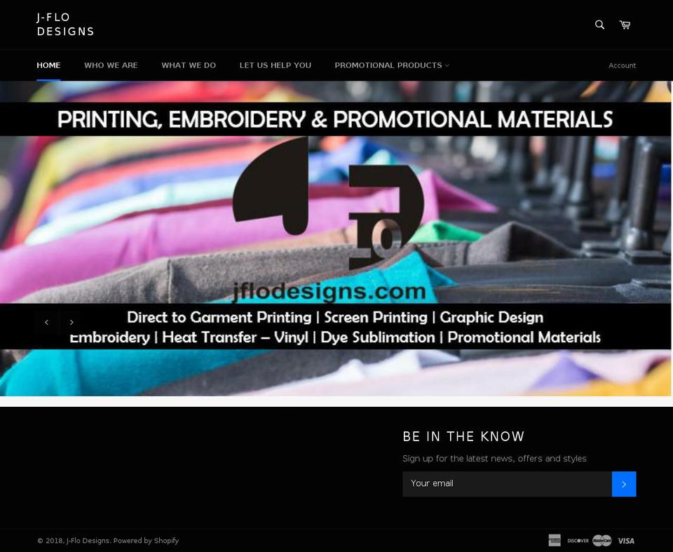 jflodesigns.com shopify website screenshot
