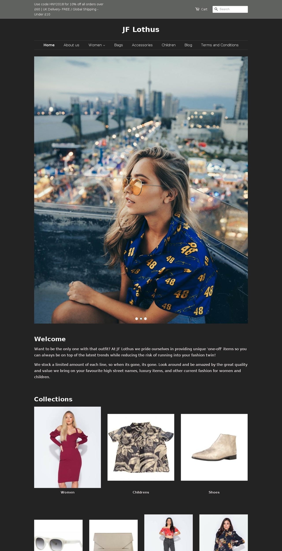 jflothus.com — Shopify storefront screenshot