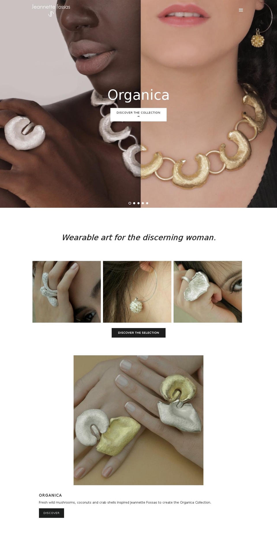 jfossas.com — Shopify storefront screenshot