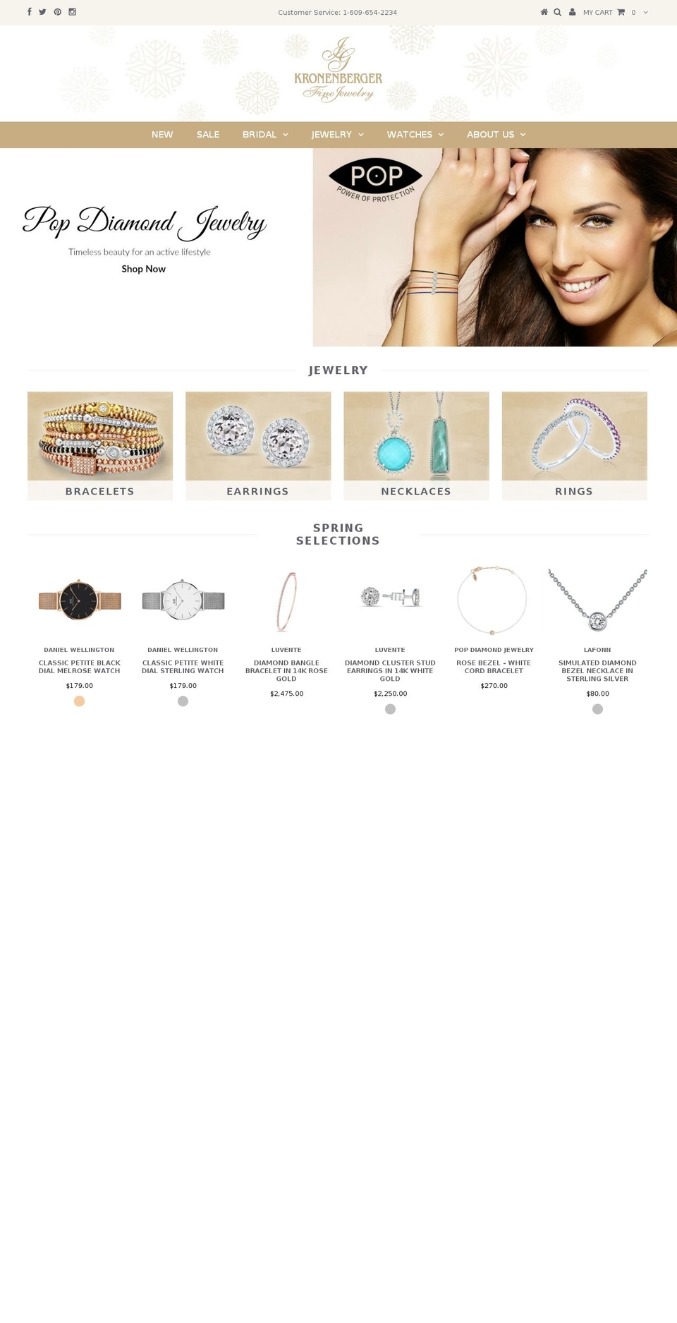 jgkronenberger.com shopify website screenshot