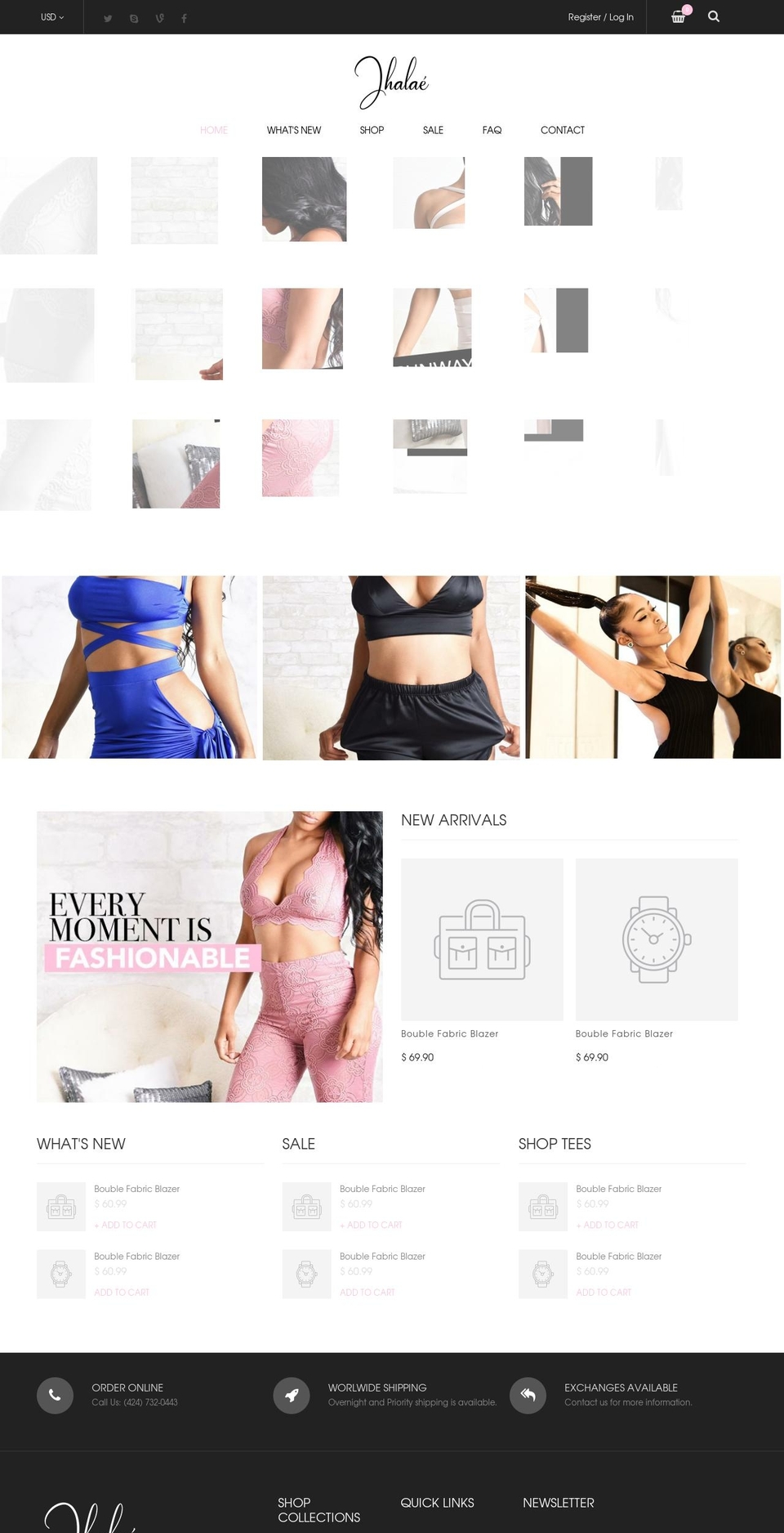 jhalae.com shopify website screenshot