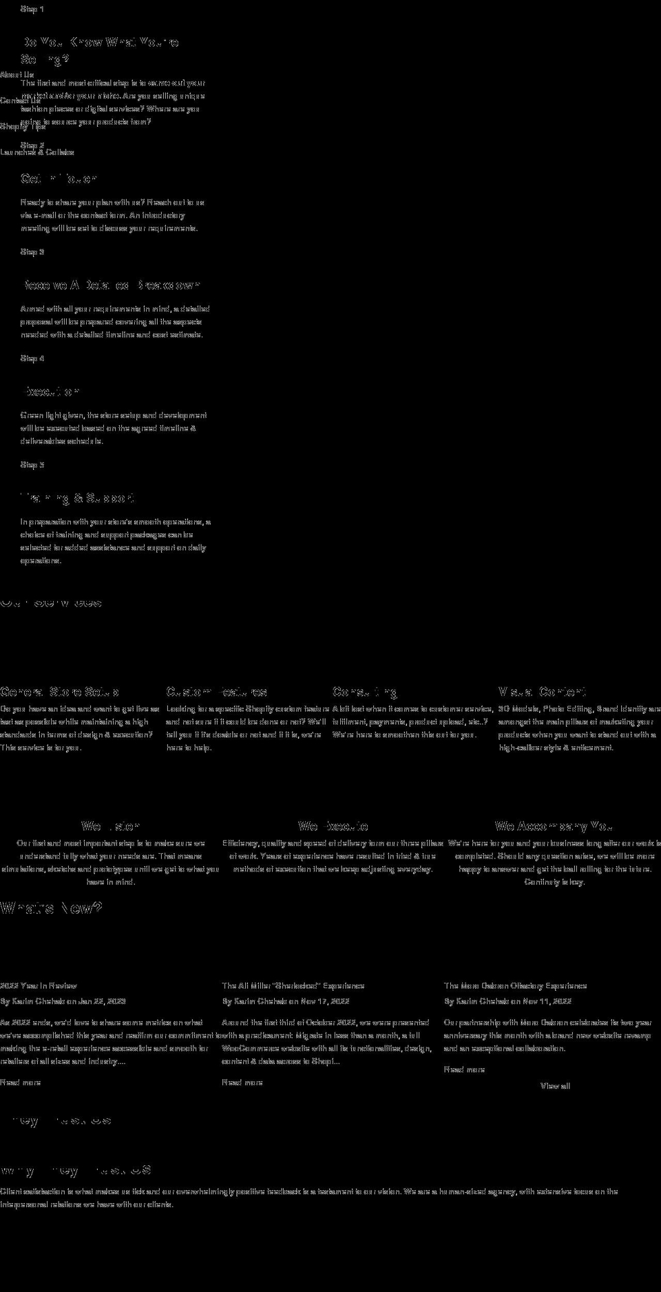 jhkcreate.com shopify website screenshot