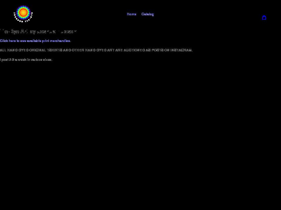 jhudsontiedye.com shopify website screenshot
