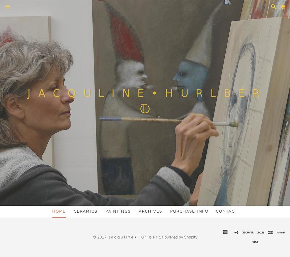 jhurlbert.com shopify website screenshot