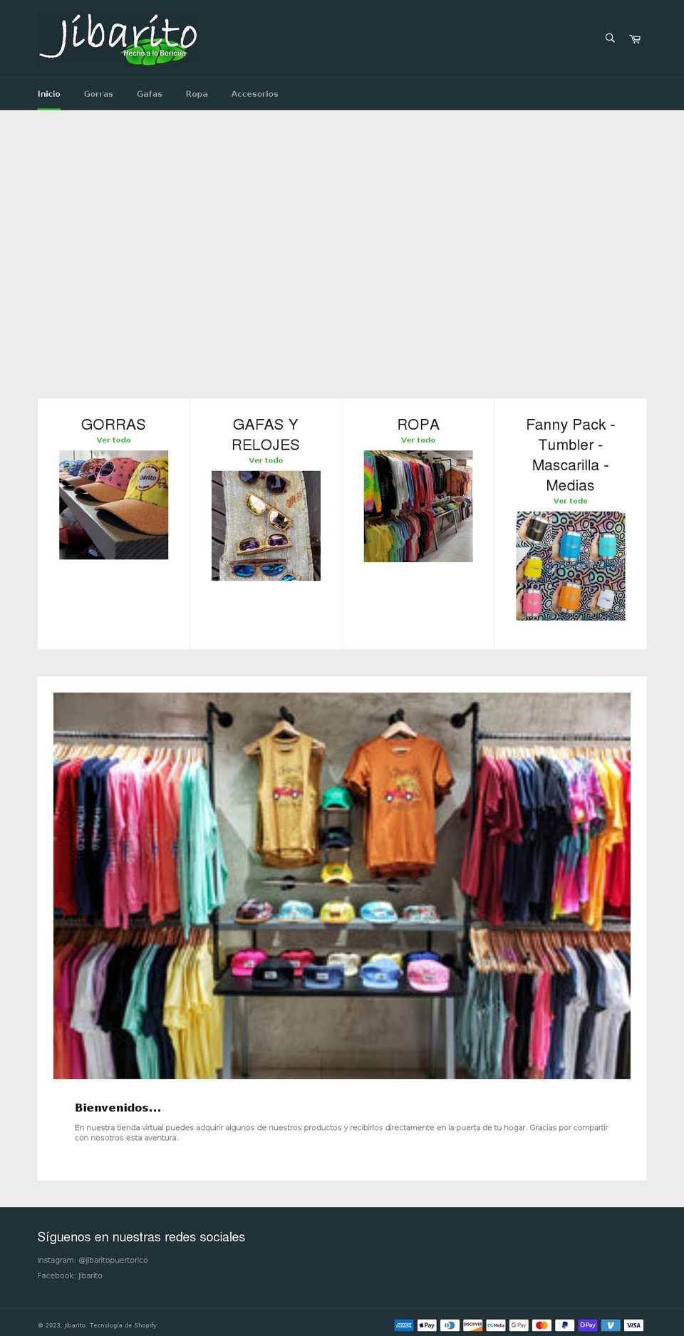jibaritopr.com shopify website screenshot