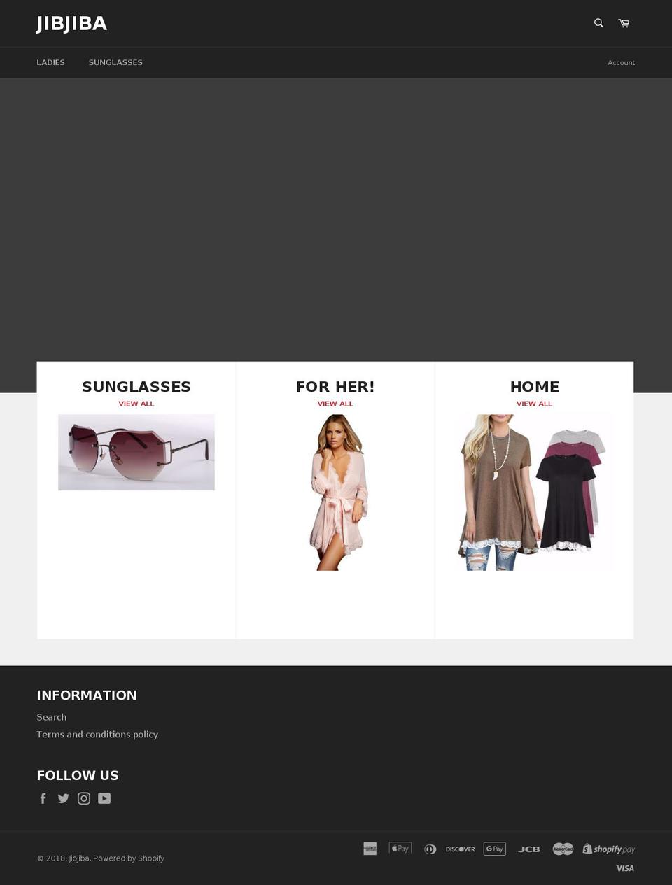 jibjiba.com — Shopify storefront screenshot