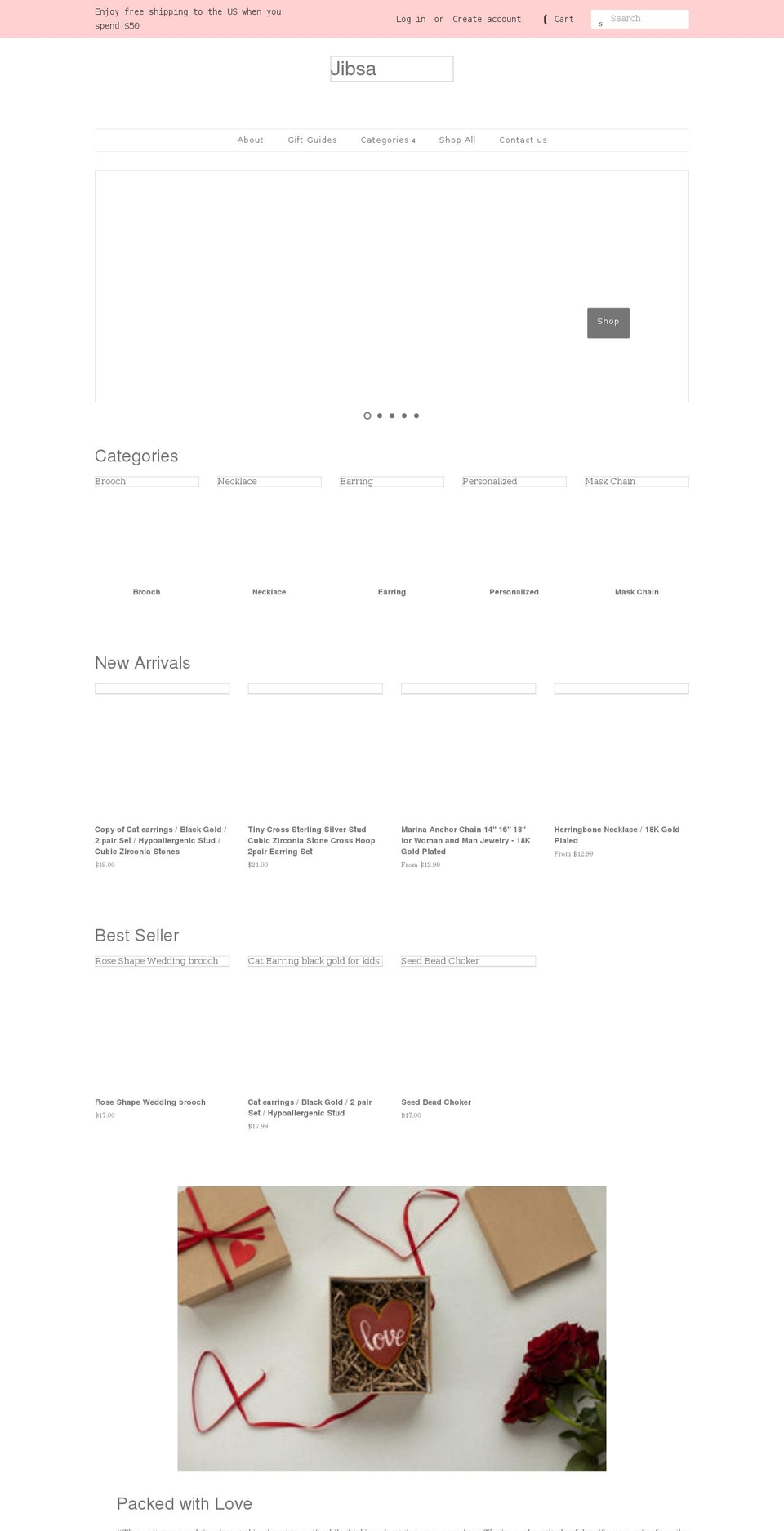 jibsadesignlab.com shopify website screenshot