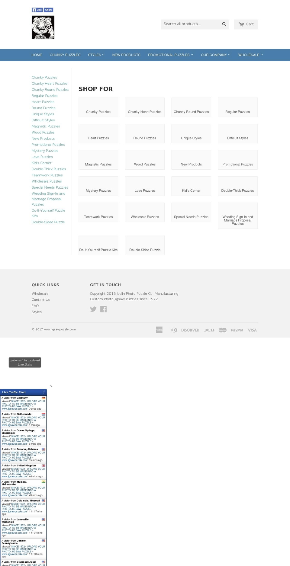 jigsawpuzzle.com shopify website screenshot