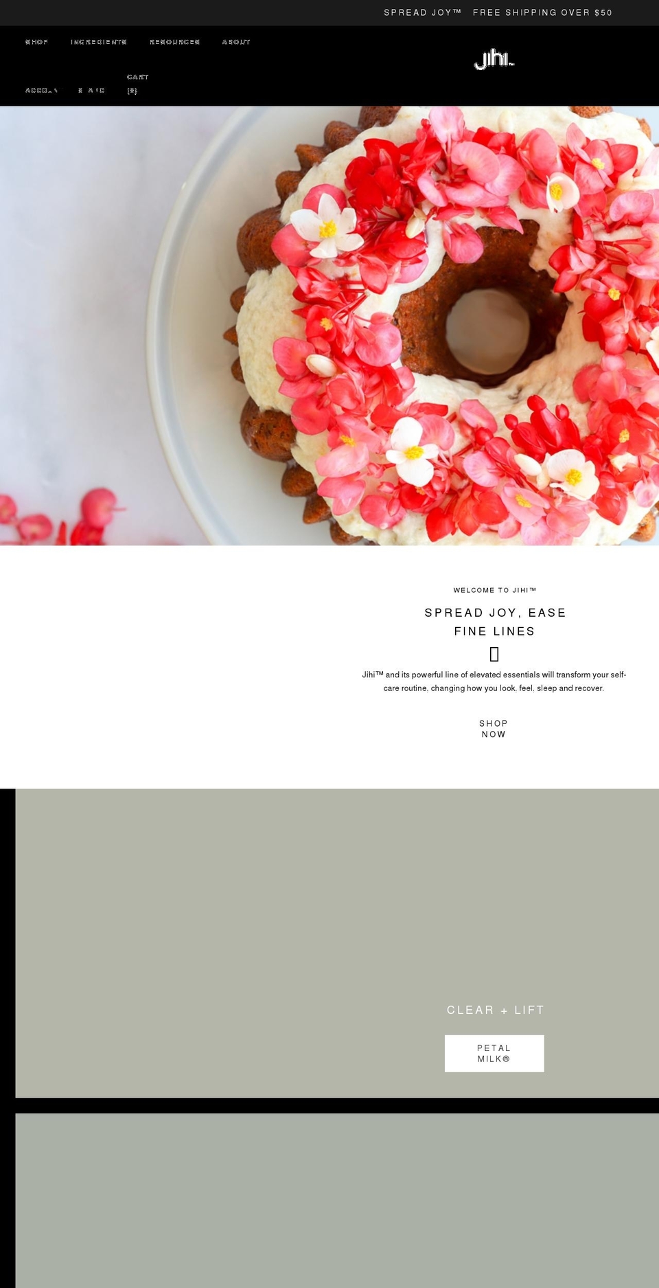 jihi.com shopify website screenshot