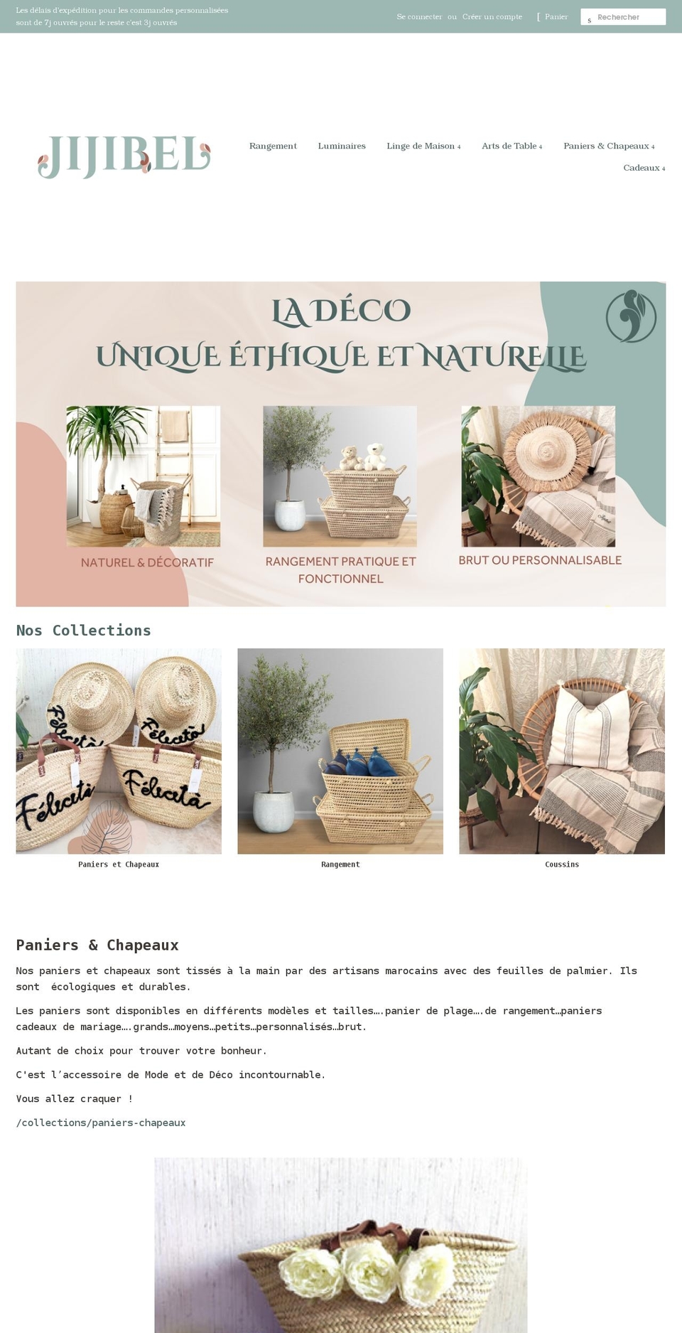 jijibel.com shopify website screenshot