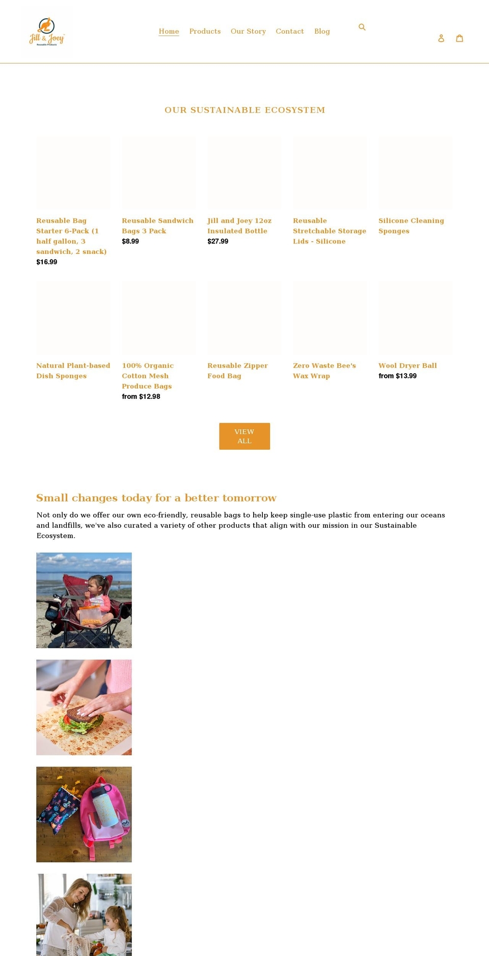 jillandjoey.com shopify website screenshot