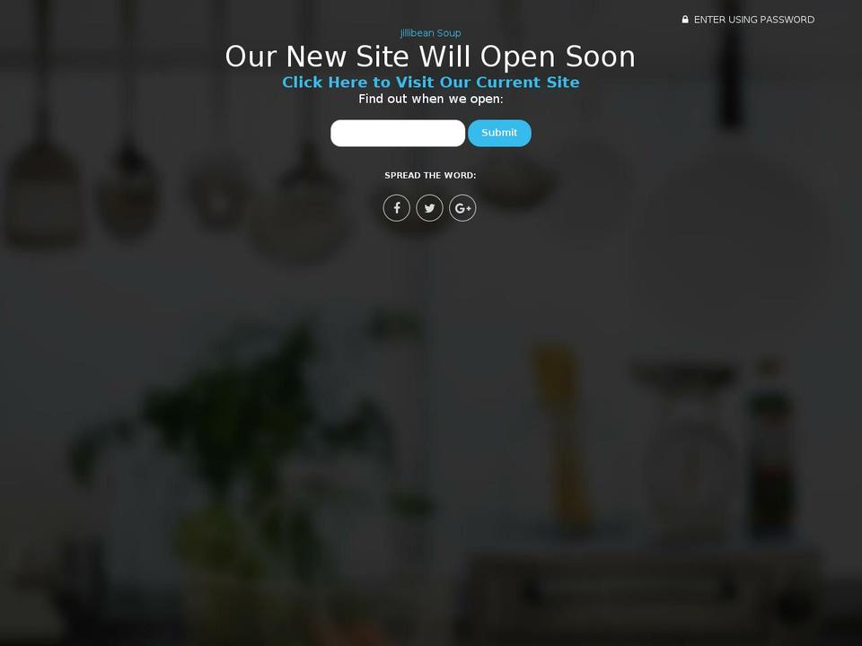 jillibeansoup.com shopify website screenshot