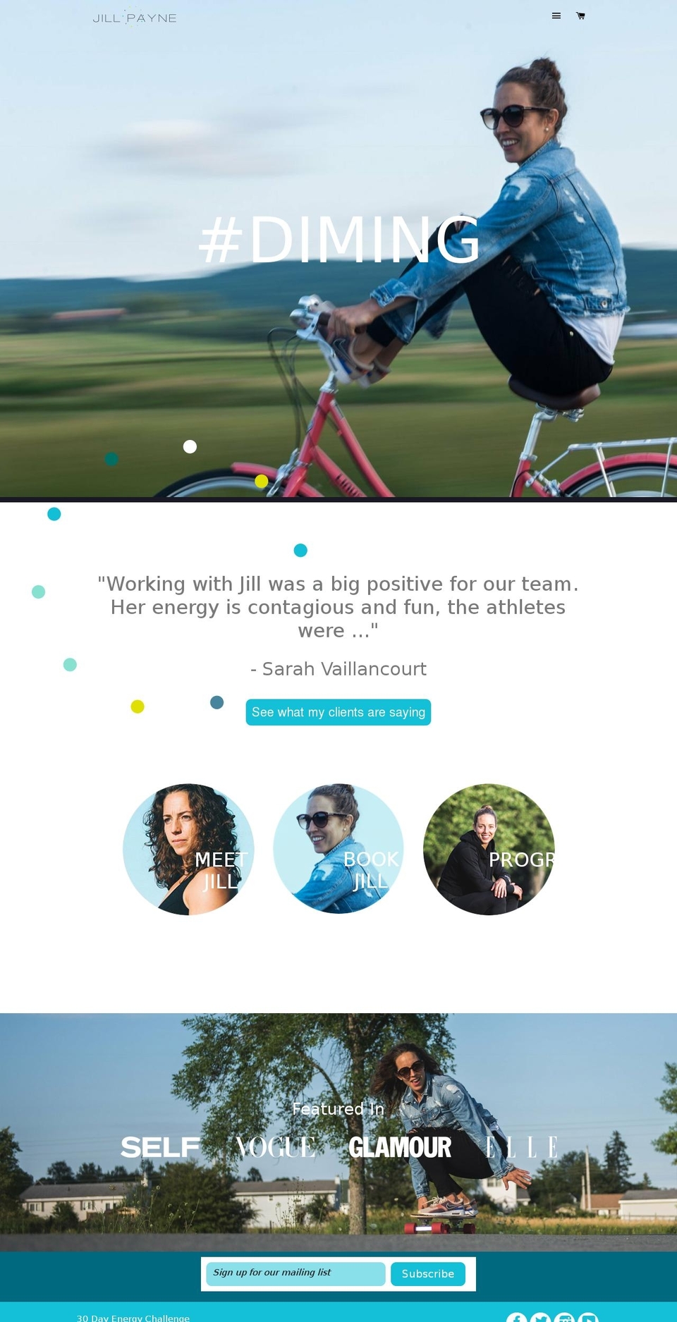jillpayne.ca shopify website screenshot