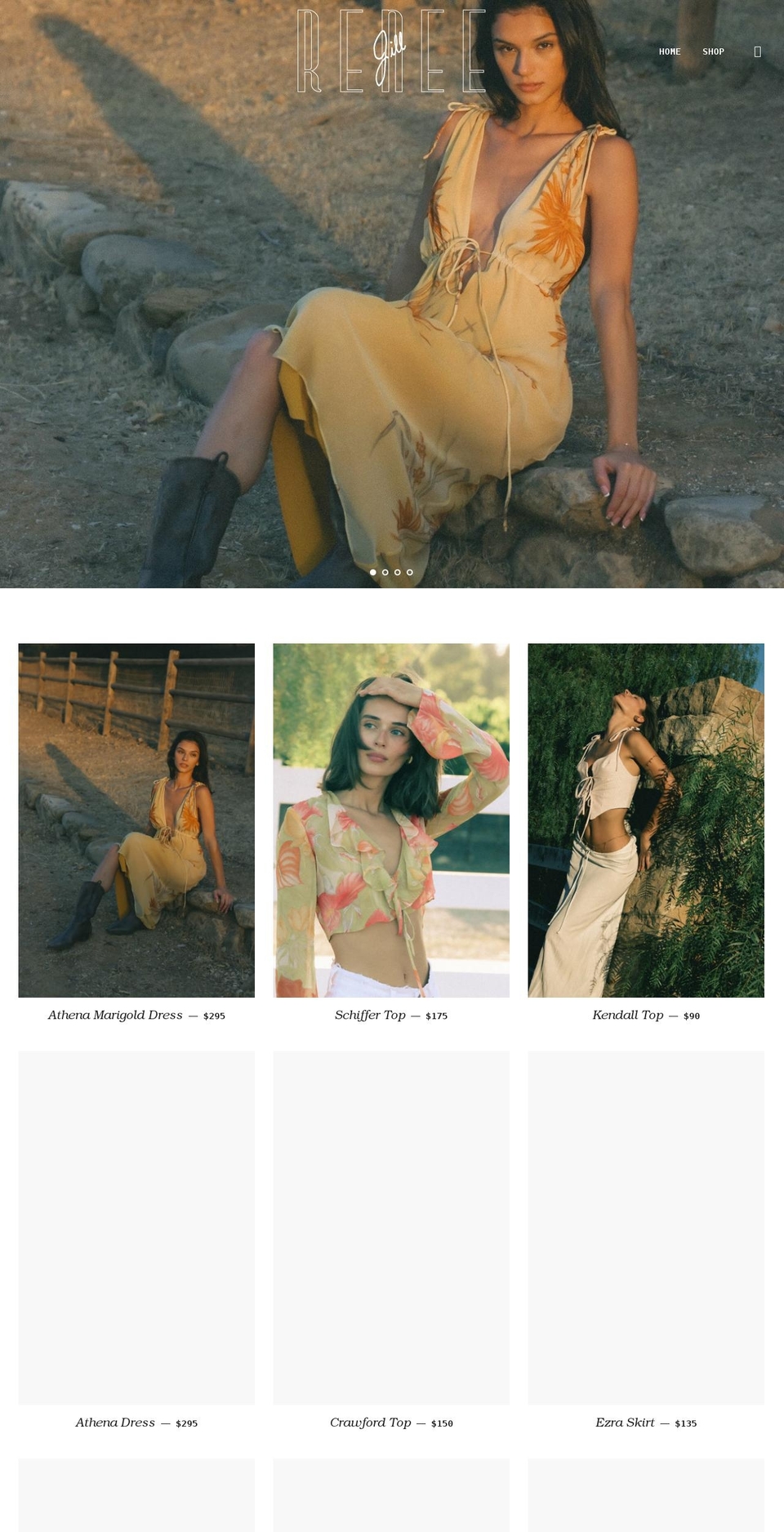 jillreneecollections.com shopify website screenshot