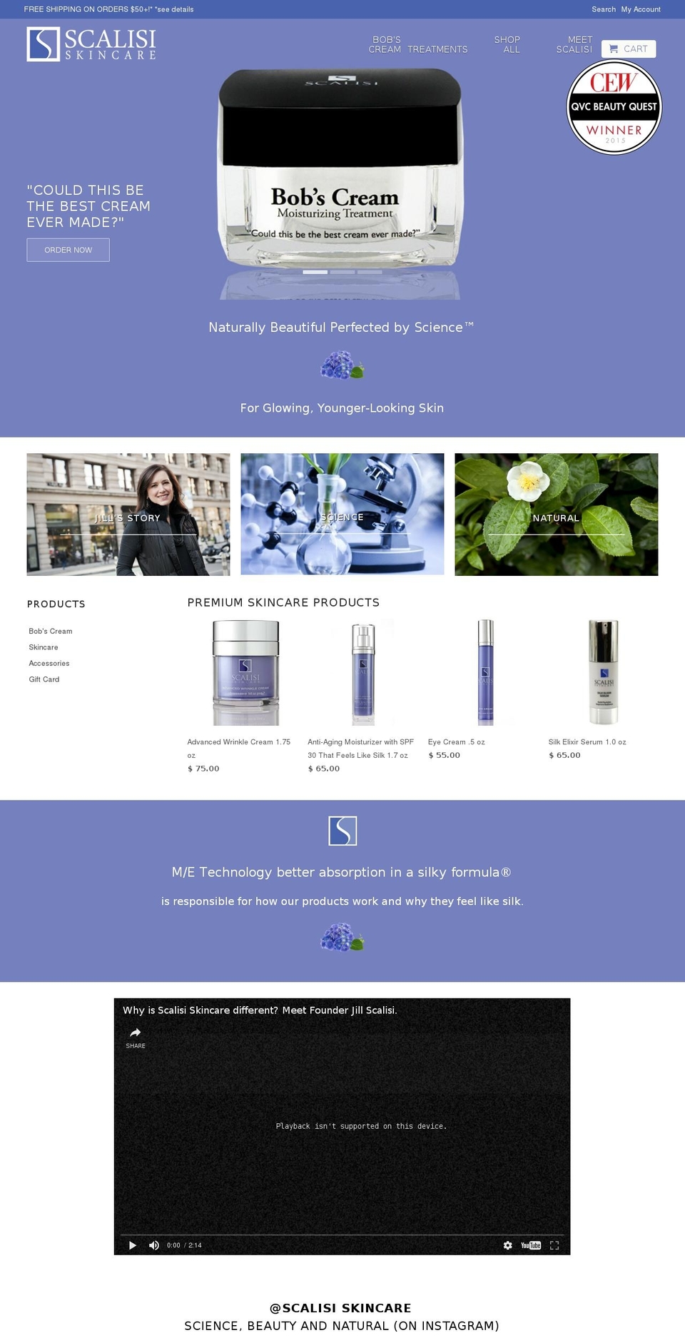jillscalisi.com shopify website screenshot