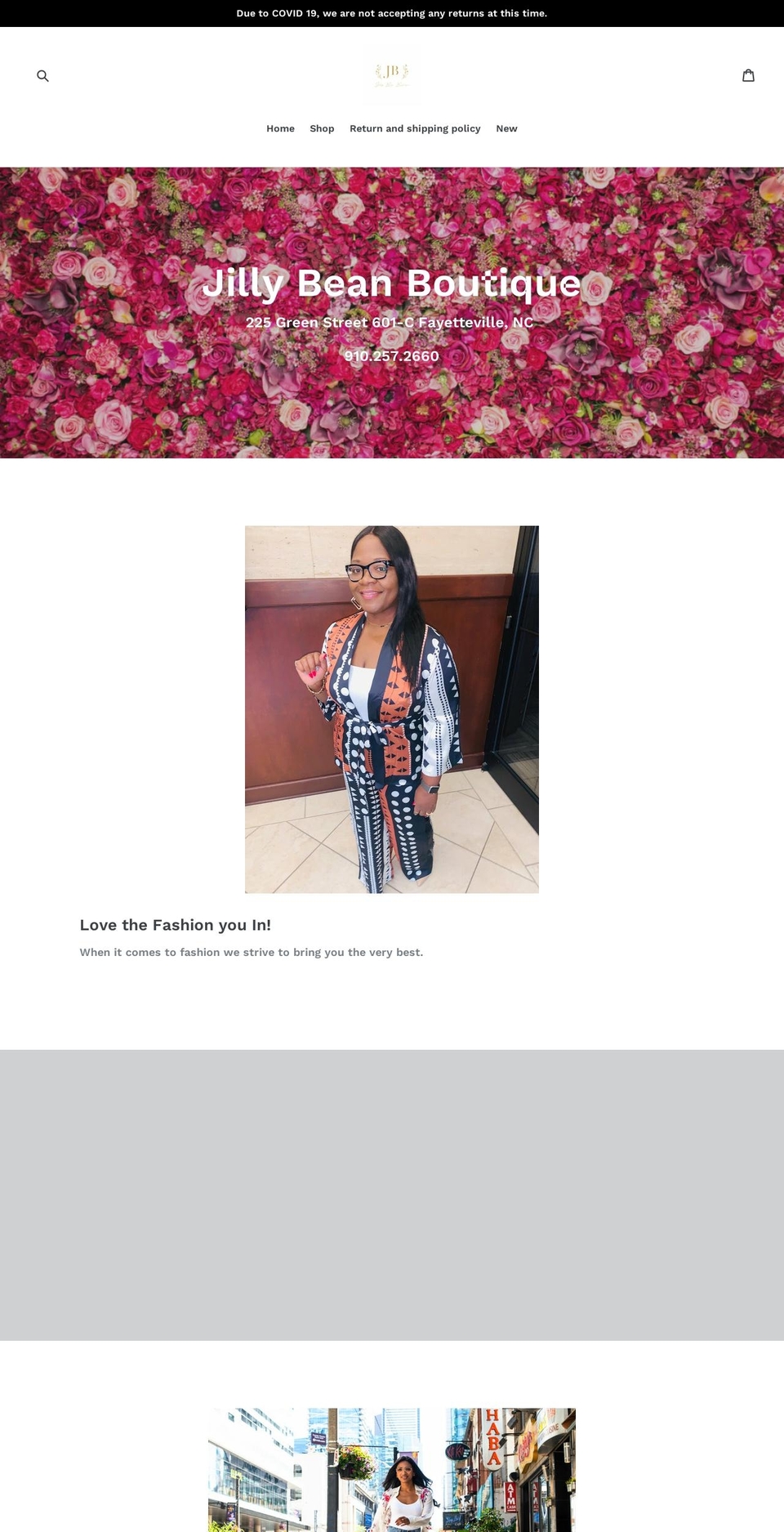 jillybeanmobileboutique.com — Shopify storefront screenshot