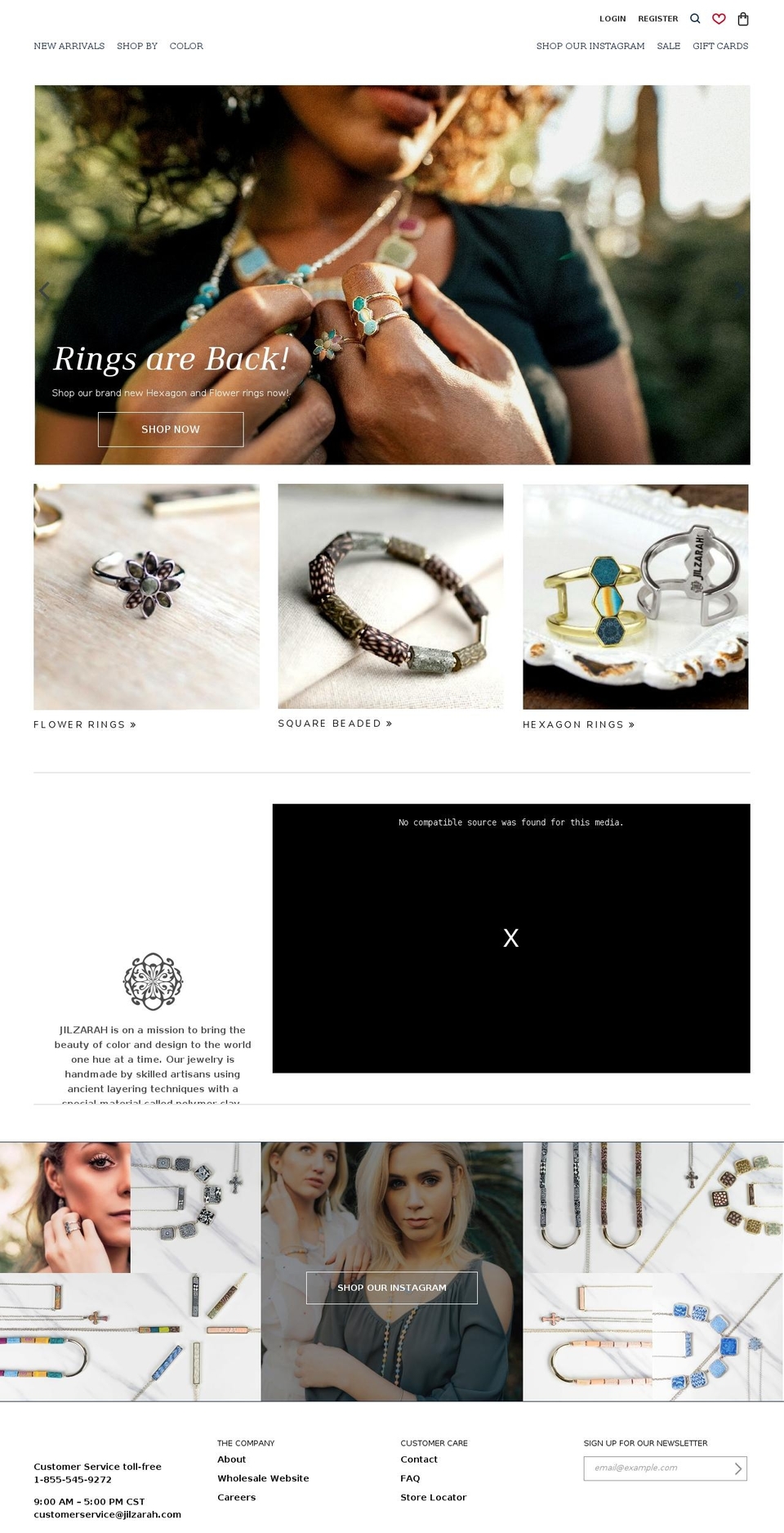 jilzarah.com — Shopify storefront screenshot
