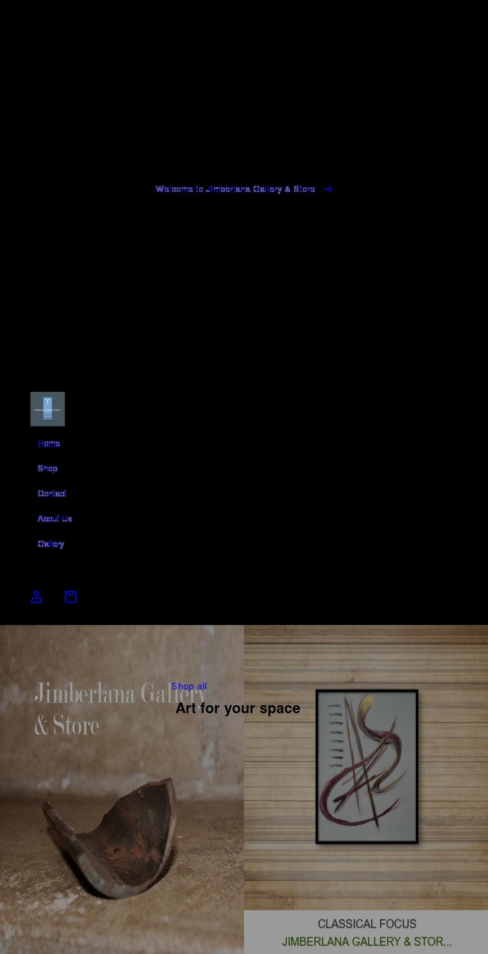 jimberlana.com shopify website screenshot