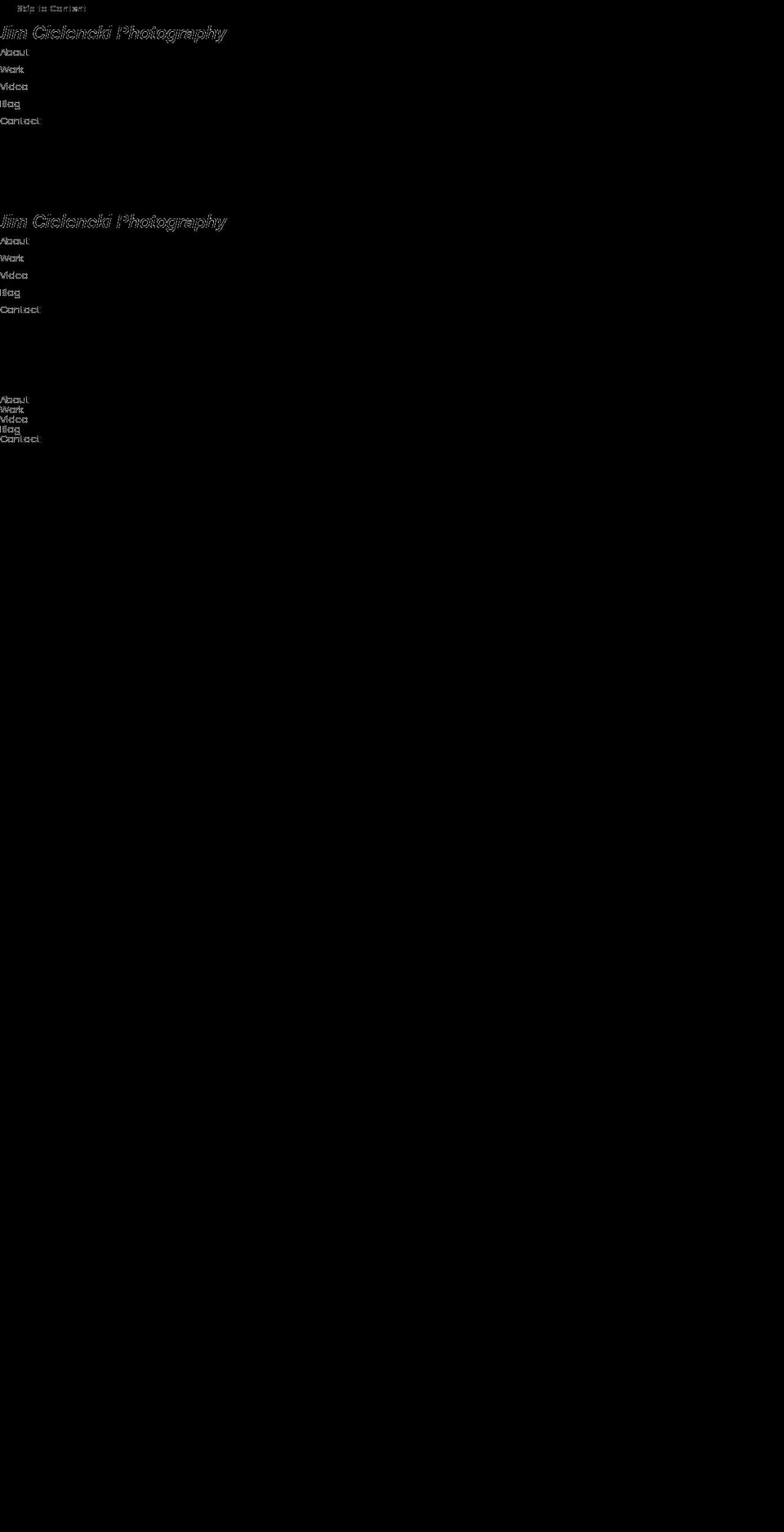 jimcielencki.com — Shopify storefront screenshot