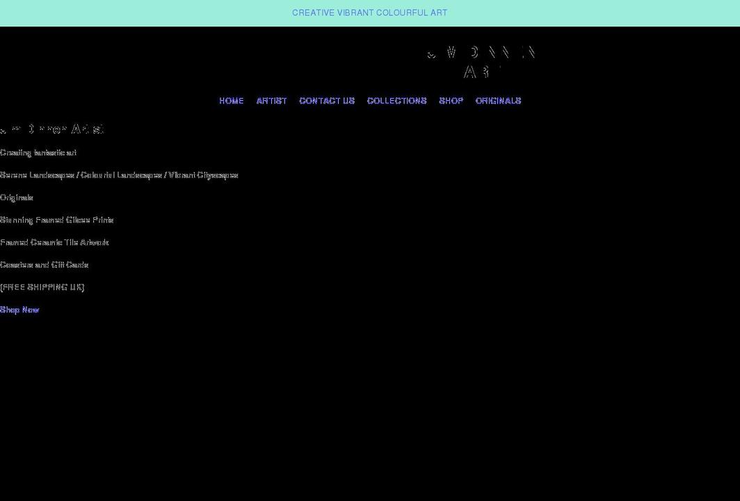 jimdinnenart.co.uk shopify website screenshot