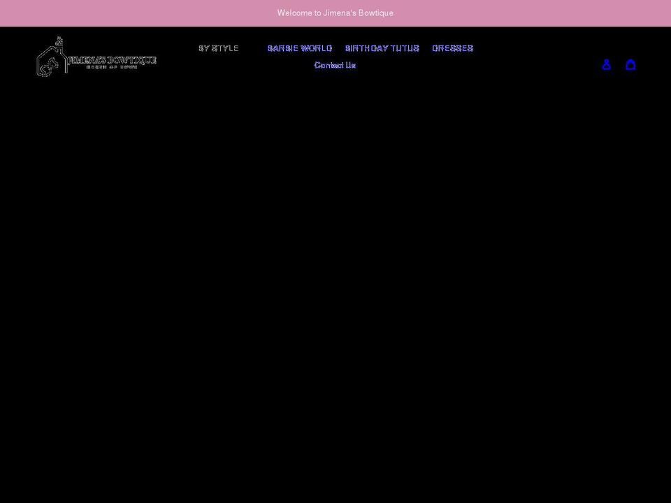 jimenasbowtique.com shopify website screenshot