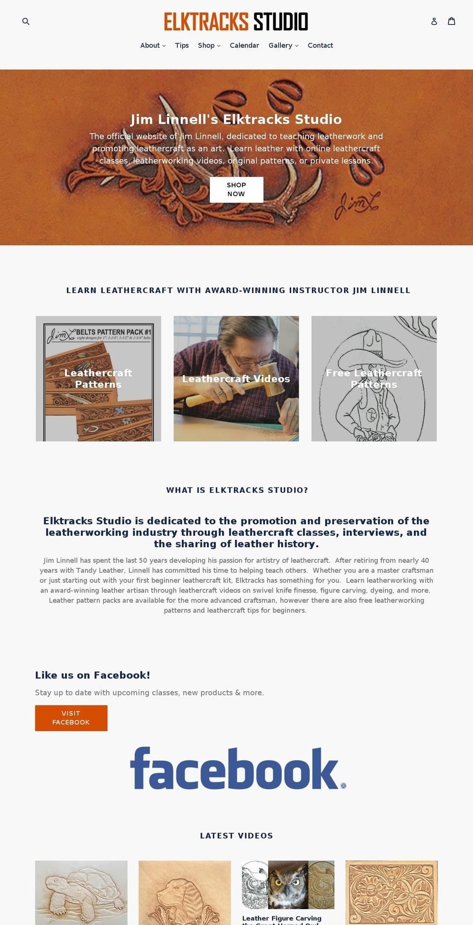 jimlinnell.com shopify website screenshot