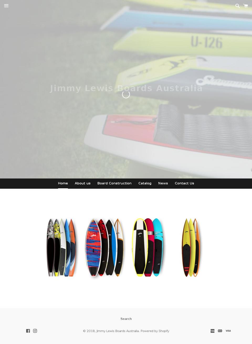 jimmylewis.com.au shopify website screenshot